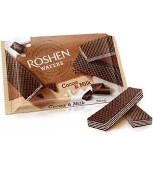 Rosh: Waf.cocoa&milk 72g*22 rs121