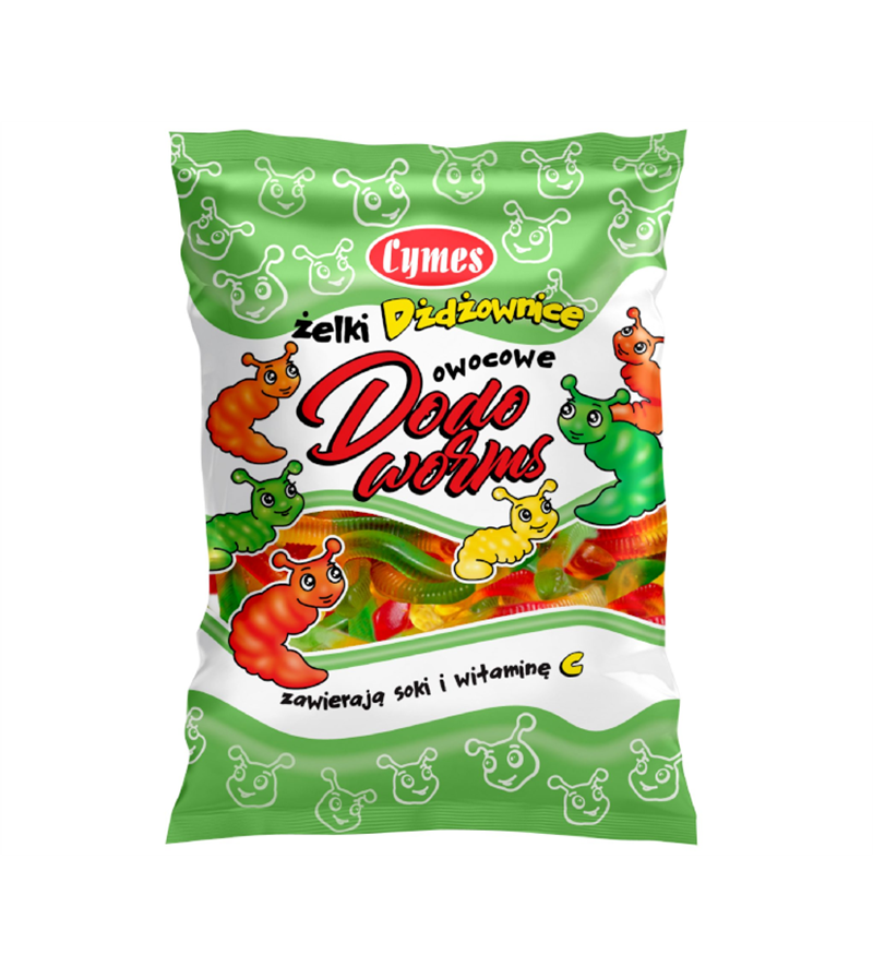 Cymes: Żelki dżdżownice 280g*12 cy76