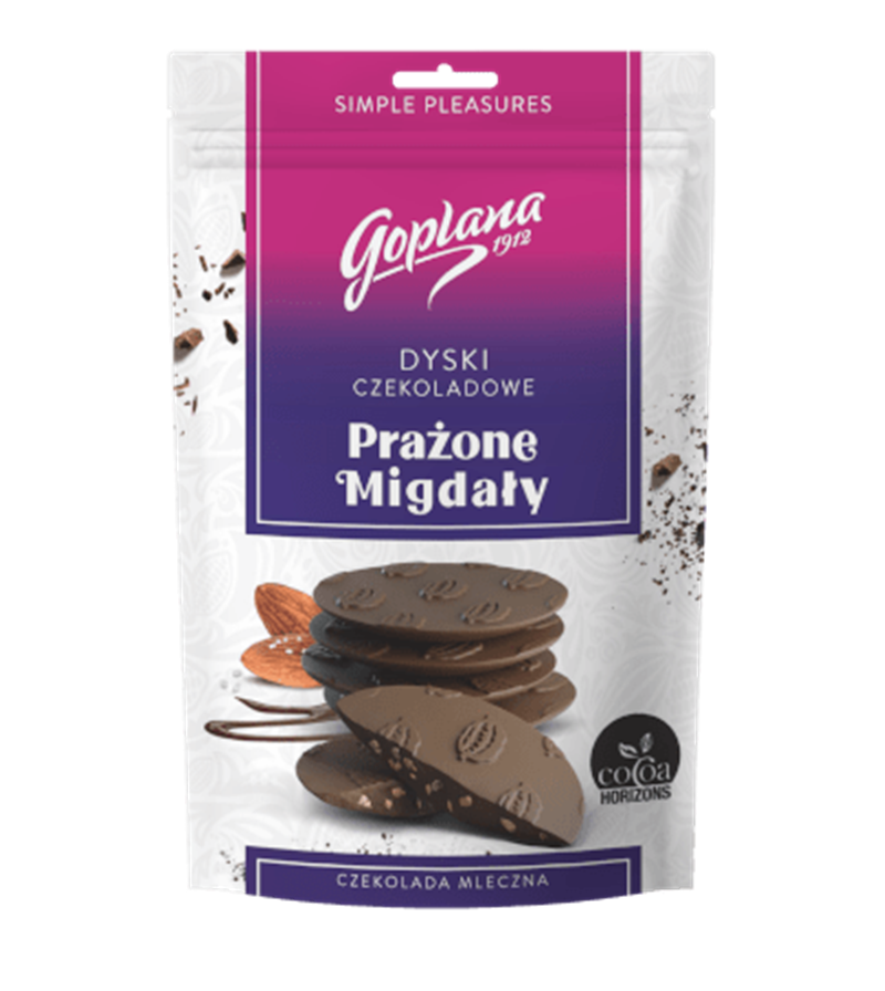 Gopl: Dyski cz.prażone migd.110g*9 g1
